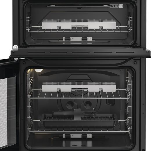 Hotpoint Gas Cooker - Black - Iinternal shot